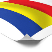 仏教宗教旗ポスタープリント ポスター (角)