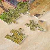 仏教寺院パンティエベトナムウォーター色 ジグソーパズル (側面)