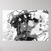 仏教寺院ラ華美ンプポストグレース尊厳B&W