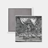 仏教寺院，イラストレーション マグネット (正面/裏面)