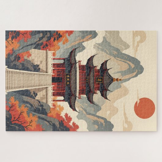 仏教寺院 ジグソーパズル (横)