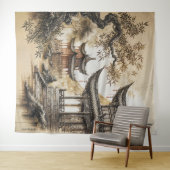 仏教寺院 タペストリー (インサイチュ(横))