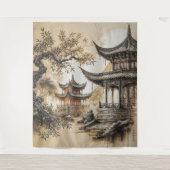 仏教寺院 タペストリー (正面)