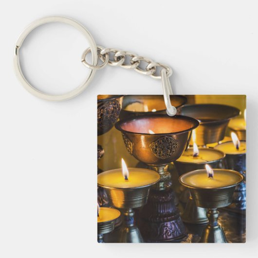 仏教寺院|ロングー修道院 キーホルダー (正面)