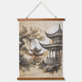 仏教寺院 吊り下げ型タペストリー