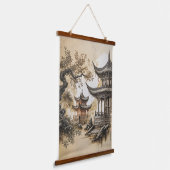 仏教寺院 吊り下げ型タペストリー (傾斜あり)