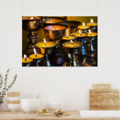 仏教寺院 | Longwu修道院 ポスター (キッチン)