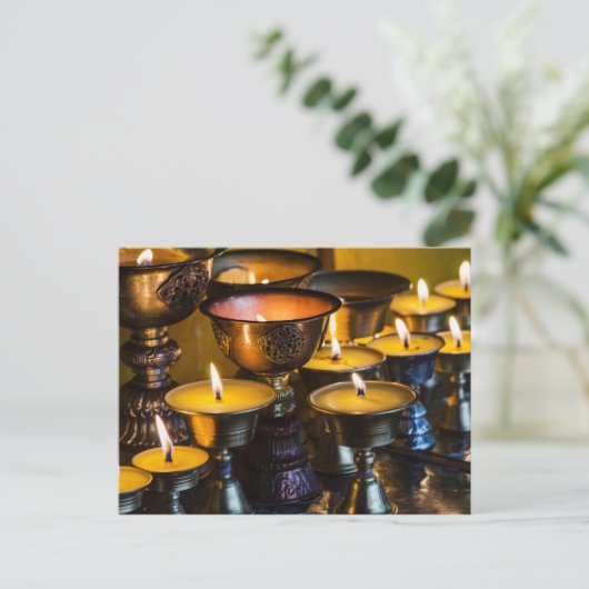 仏教寺院 | Longwu修道院 ポストカード (スタンド正面)