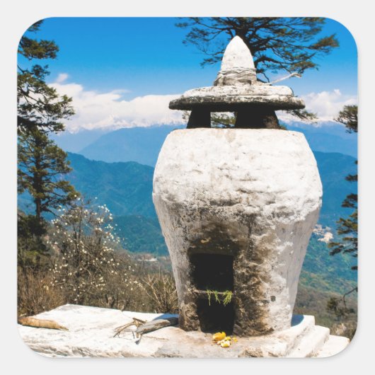 仏教崇拝地 スクエアシール (正面)