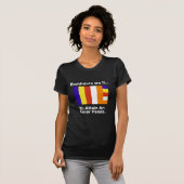 仏教徒が…心の安らぎを得る Tシャツ (正面フル)