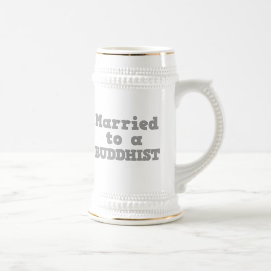 仏教徒と結婚しました ビールジョッキ (右)
