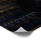 仏教徒のDzong屋根 ポスター (角)