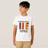 仏教徒は悟りを目指してそれを成す… Tシャツ (正面フル)