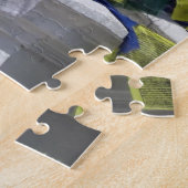 仏教徒ストゥーパカトマンズネパールスピリチュアル旅行 ジグソーパズル (側面)