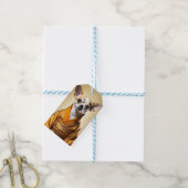 仏教徒チワワ ギフトタグ (より糸付き)