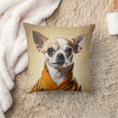 仏教徒チワワ クッション (ブランケット)