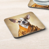 仏教徒チワワ コースター (左側)