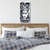 仏教徒 キャンバスプリント (インサイチュ (寝室))