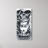 仏教徒 キャンバスプリント (正面)