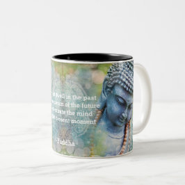 仏教抽象水彩カスタム名入れ Two-T ツートーンマグカップ