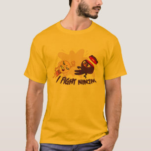 仏教猿の忍者 Tシャツ