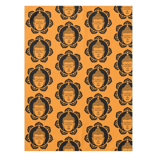 仏教瞑想アートデコール テーブルクロス (正面)