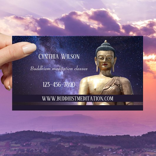 仏教瞑想指導者 名刺