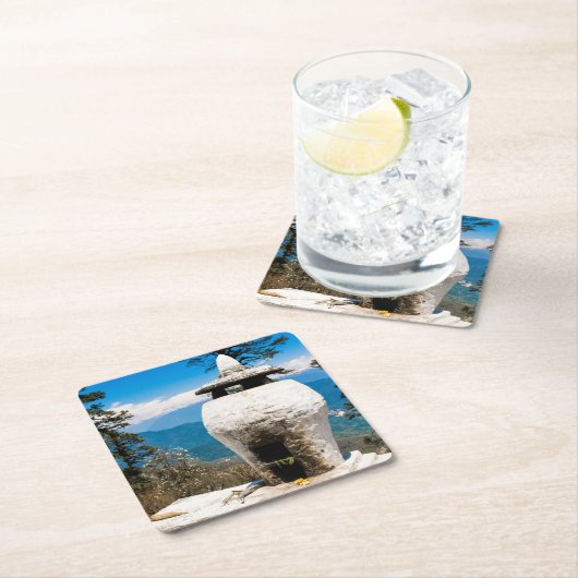 仏教礼拝所 スクエアペーパーコースター (インサイチュ)