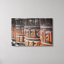 仏教祈りの言葉ホイールのキャンバス印刷 キャンバスプリント