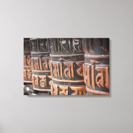 仏教祈りの言葉ホイールのキャンバス印刷 キャンバスプリント (正面)