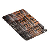 仏教祈りの言葉ホイール長方形マグネット マグネット (右側)