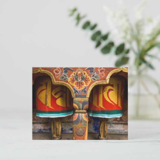 仏教祈的役割,ブータン ポストカード (スタンド正面)