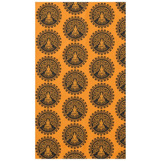 仏教美術のSidhartha Gautama テーブルクロス (正面)