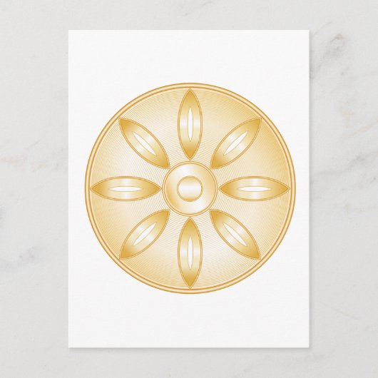 仏教記号 ポストカード (正面)