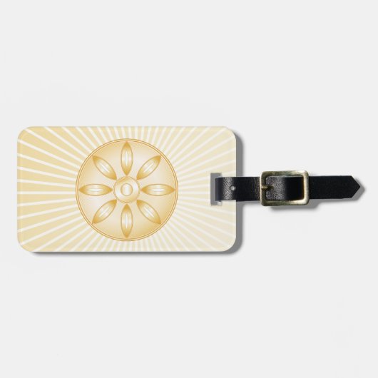 仏教記号 ラゲッジタグ (正面横)