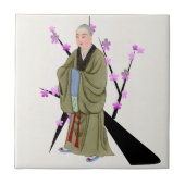 仏教陶磁瓦 タイル (正面)