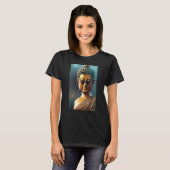仏教 シッダールタ・ガウタマ サングラス 宗教 インド Tシャツ (正面フル)