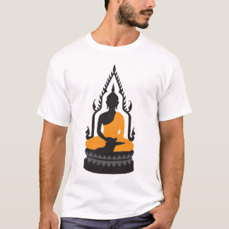 仏教 仏教瞑想, 仏教, 仏像 Tシャツ