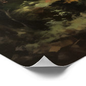 仏日本の教寺美術プリントポスター ポスター (角)