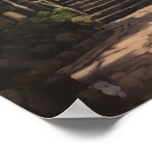 仏日本の教寺美術プリントポスター ポスター (角)