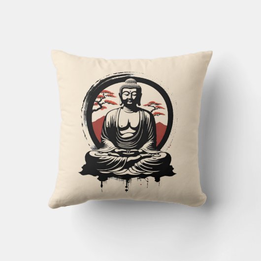 仏日本の禅 クッション (裏面)