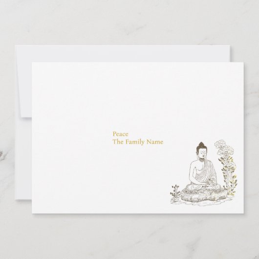 仏来内の平和 招待状 (裏面)