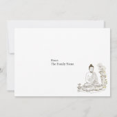 仏来内の平和 招待状 (裏面)