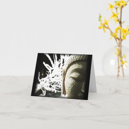 仏様のカード カード (黄色い花)