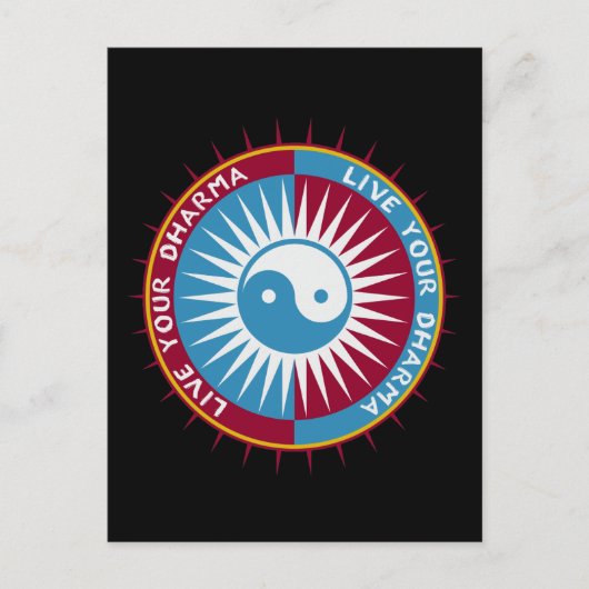 仏法を生きる ポストカード (正面)