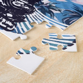 仏熱帯山波 ジグソーパズル (側面)