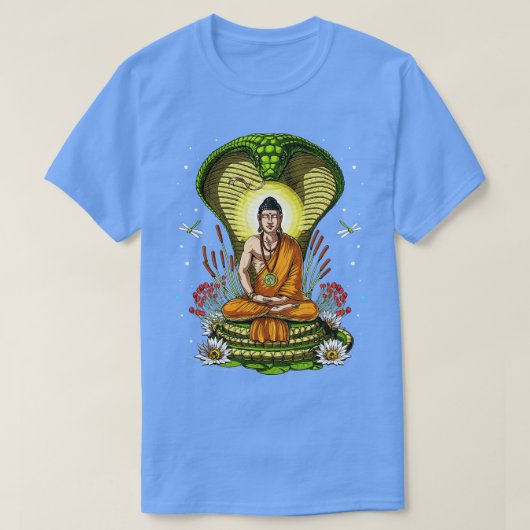 仏禅コブラ瞑想 Tシャツ (デザイン正面)