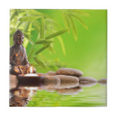 仏禅静穏の庭 タイル (正面)