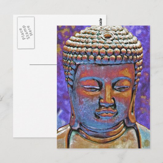 仏絵を描 ポストカード (正面/裏面)