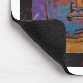 仏絵を描、額縁 マウスパッド (コーナー)